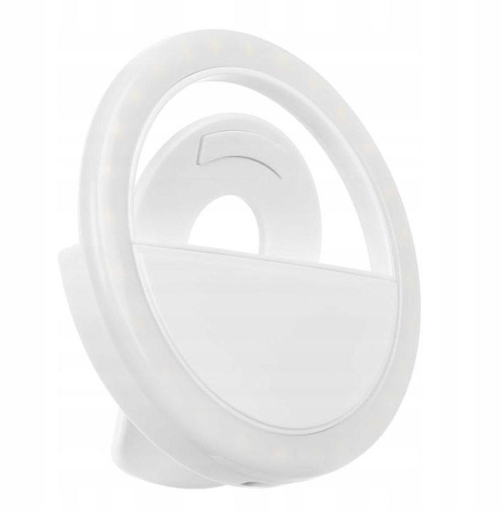 LAMPA PIERŚCIENIOWA SELFIE LED UCHWYT PREZENT NA URODZINY DLA KOLEŻANKI Źródło światła LED