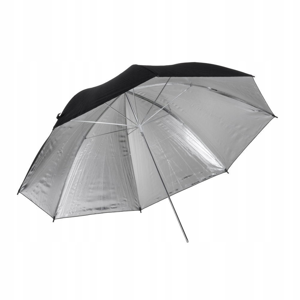 Quadralite Parasolka fotograficzna srebrna 91 cm, odbijająca, kontrastowa