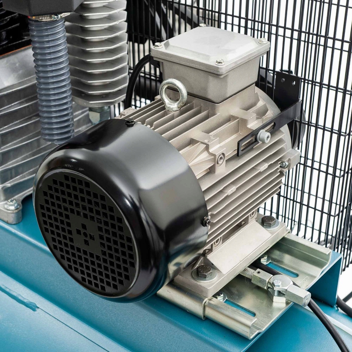 Przemysłowa sprężarka tłokowa kompresor 5,5 KM 14bar 700 l/min Układ zbiornika poziomy