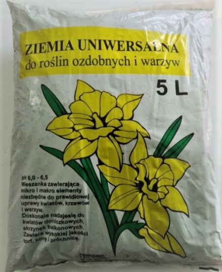 

Ziemia Uniwersalna 5L Podłoże Wysoka Jakość!!!