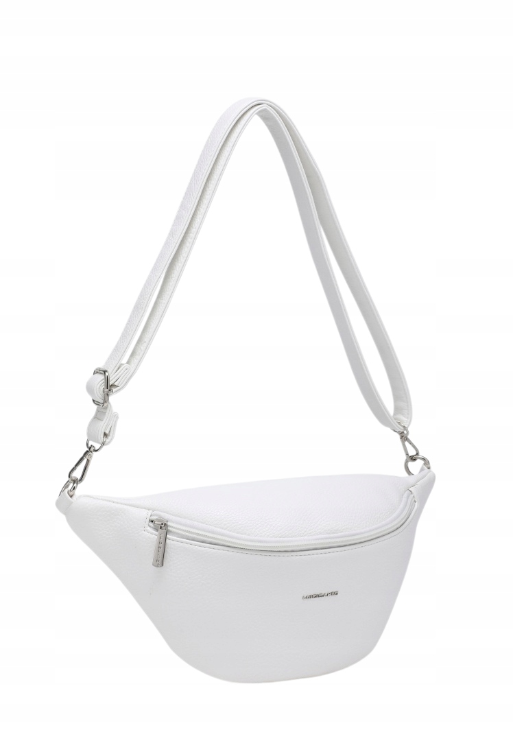 Biała Torebka Saszetka Damska Nerka Luigisanto Przez Ramię Praktyczna