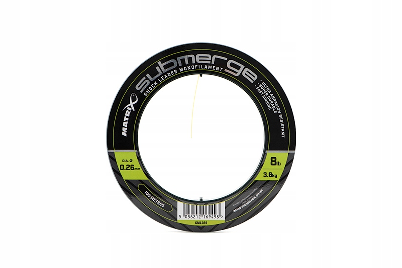 Matrix Submerge Shock Leader Mono 8lb 3.6kg
