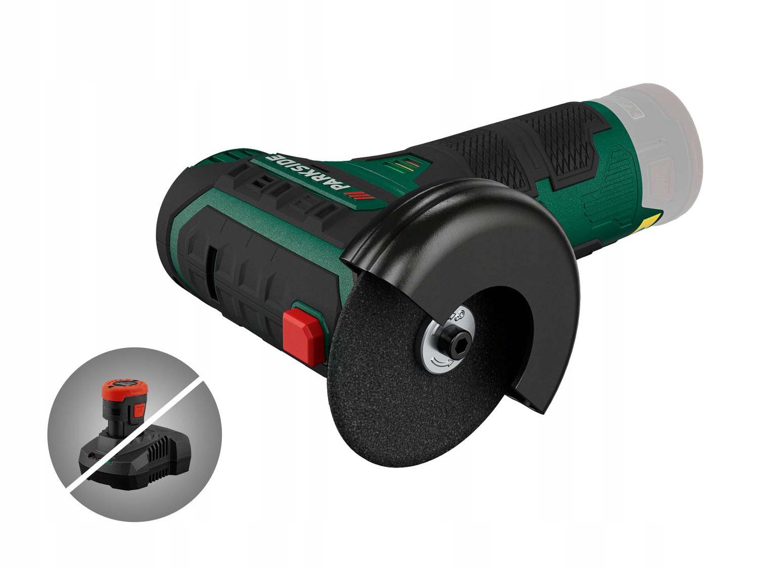 Szlifierka kątowa akumulatorowe Parkside Pwsa 12-Li B1 1500 W 12 V