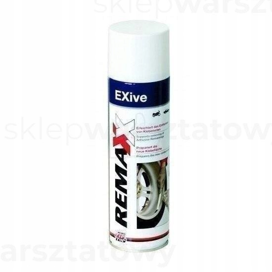 Preparat Remaxx Exive do usuwania kleju po ciężarkach
