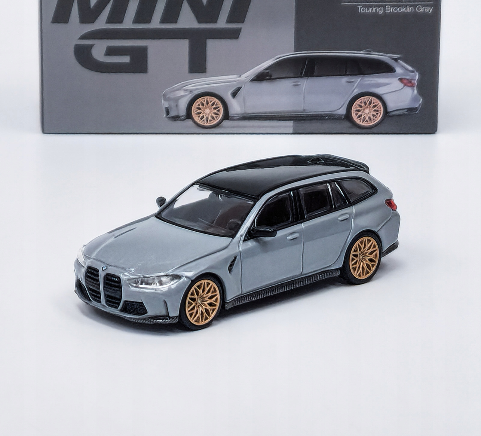BMW M3 Competition Touring Brooklyn Grey - Mini GT 1:64