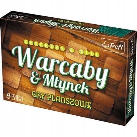 Trefl Gra Warcaby & Młynek 01681