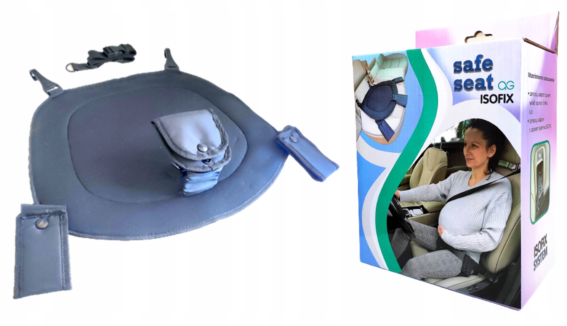 

Pasy dla ciężarnych Isofix Safe Seat Ag Adapter