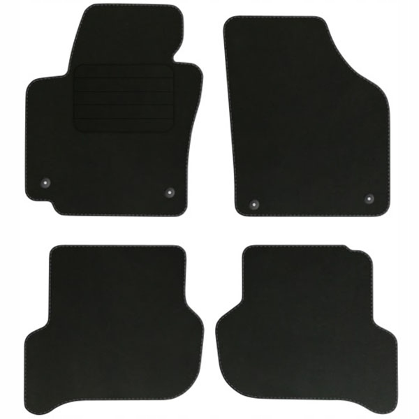 Seat Altea XL 06-15 Koberečky velur černé Comfort