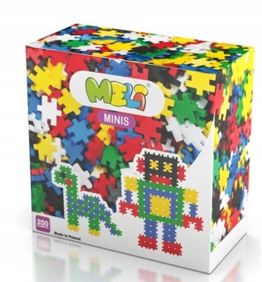 

Klocki Konstrukcyjne Wafle Meli Mosaic Minis 200el