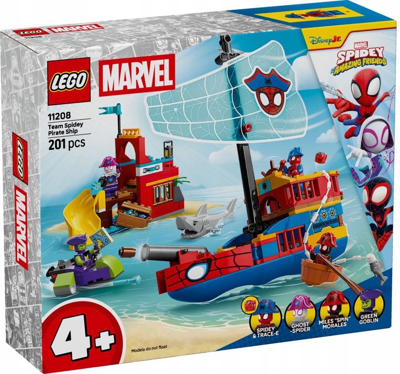 Lego Heroes Loď Spideyho Týmu – Sada Kostek 11208