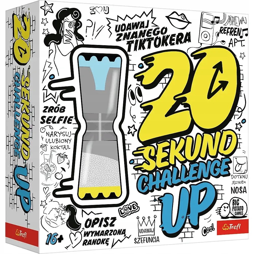 Gra planszowa 20 sekund challenge nowe rozdanie! Trefl