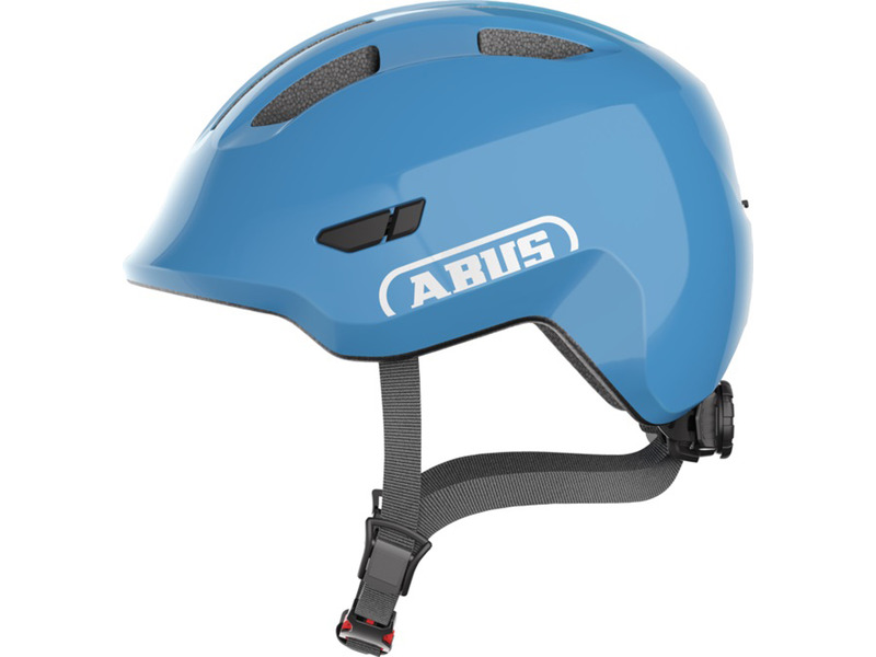 Kask rowerowy Abus Smiley 3.0 Shiny Jasnoniebieski dla Dzieci (rozmiar M)