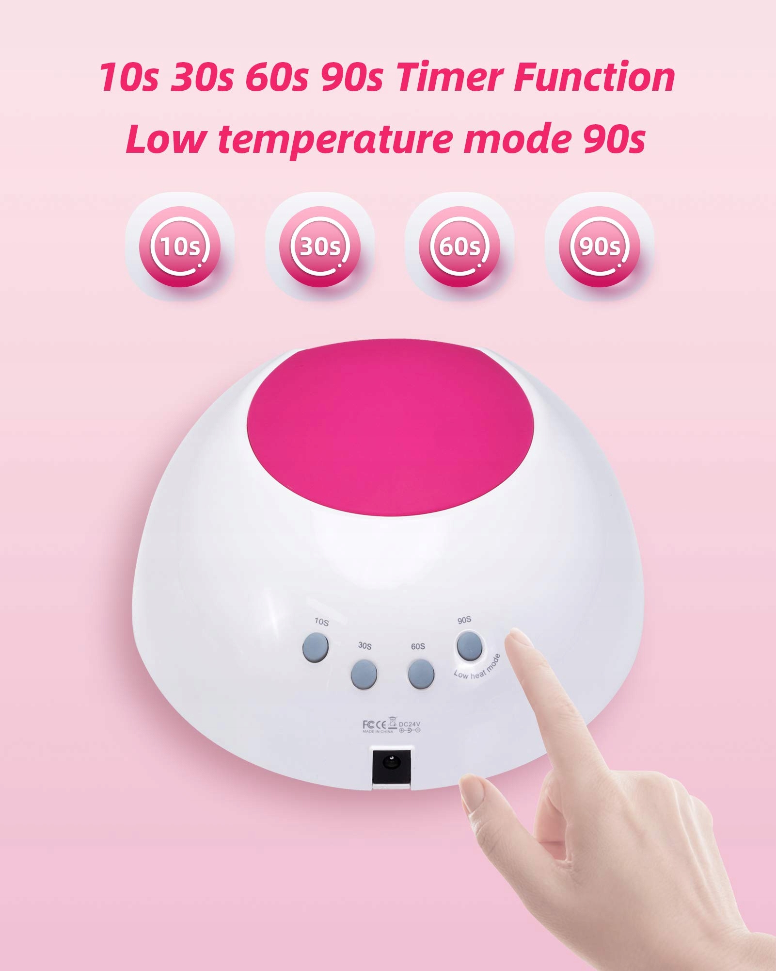 SUNUV SUN2C Lampa UV LED Do Paznokci Żelowych Z Timerem I Sensorem — miniatura 2