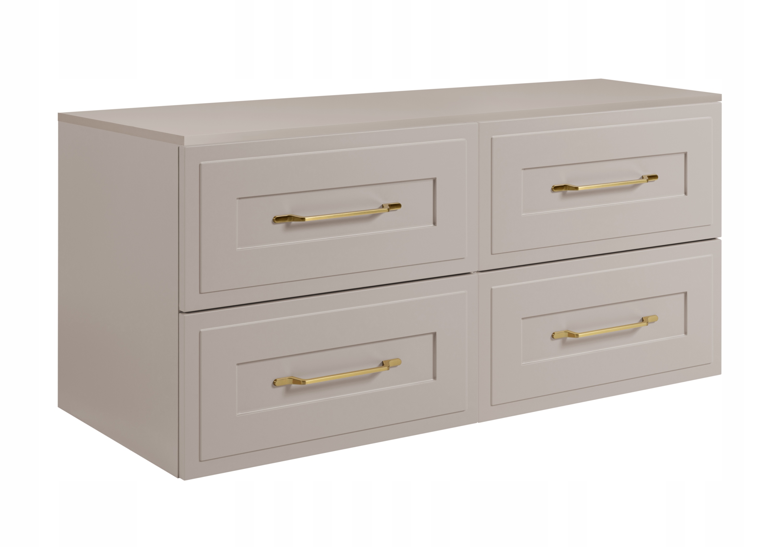 Koupelnová skříňka pod umyvadlo Kašmír 160 cm Rámeček Přední strany Mdf Blat
