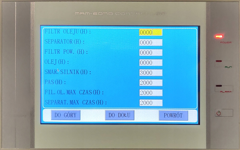 Kompresor olejowy Kupczyk KKS 15/500FD 500 l 10 bar Ciśnienie maksymalne 10 bar