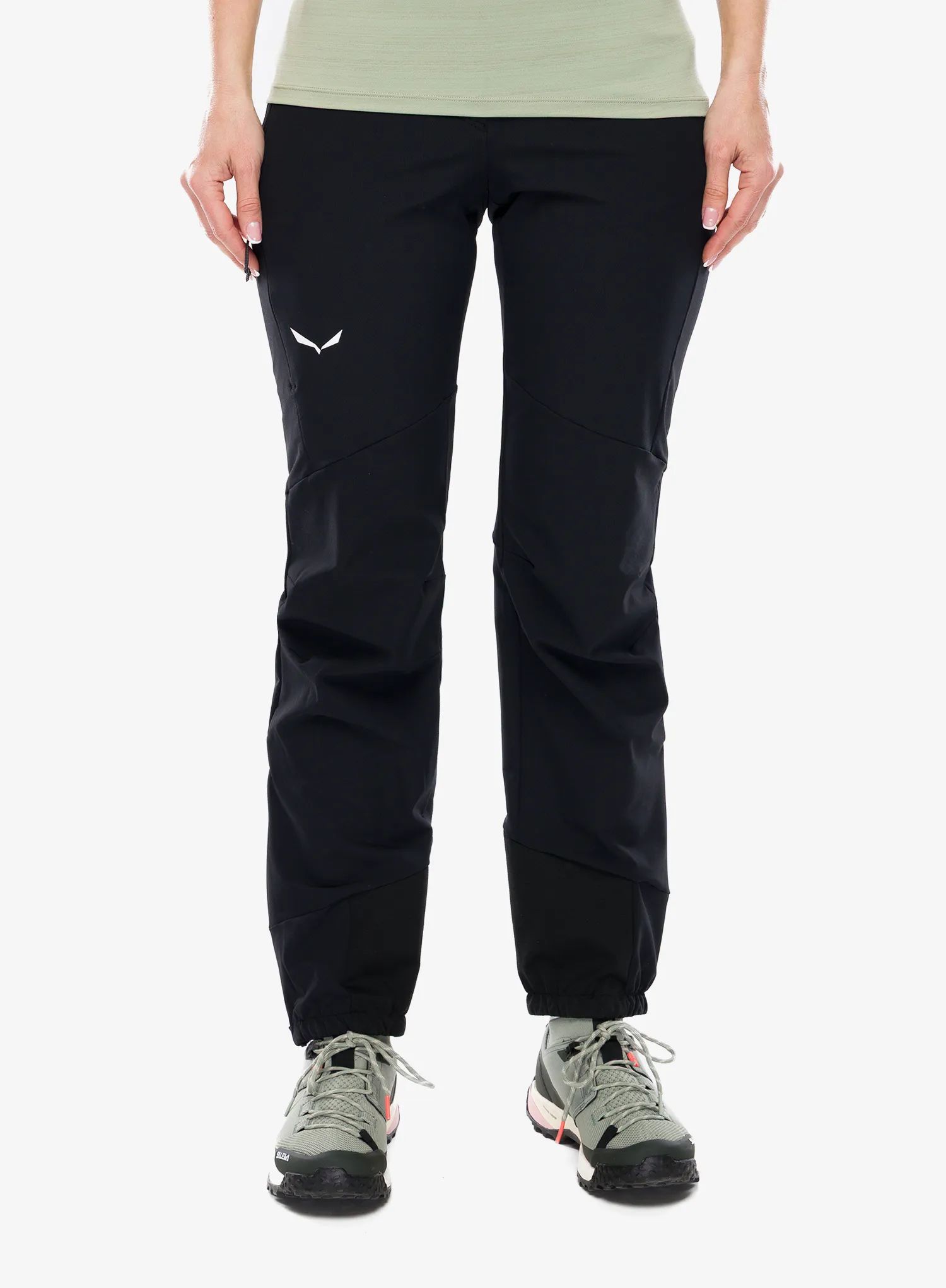 Dámské lezecké kalhoty Salewa Agner Orval 3 Durastretch Reg blk S