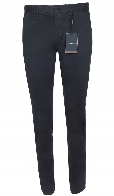 Tommy Hilfiger pánské kalhoty,chinos, Slim, tmavě modré, 31/34