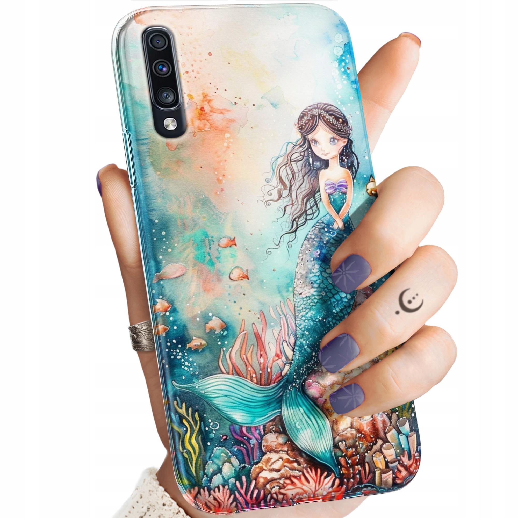 Etui Do Samsung Galaxy A70 A70S Syrenki Nimfy Morskie Panny Obudowa