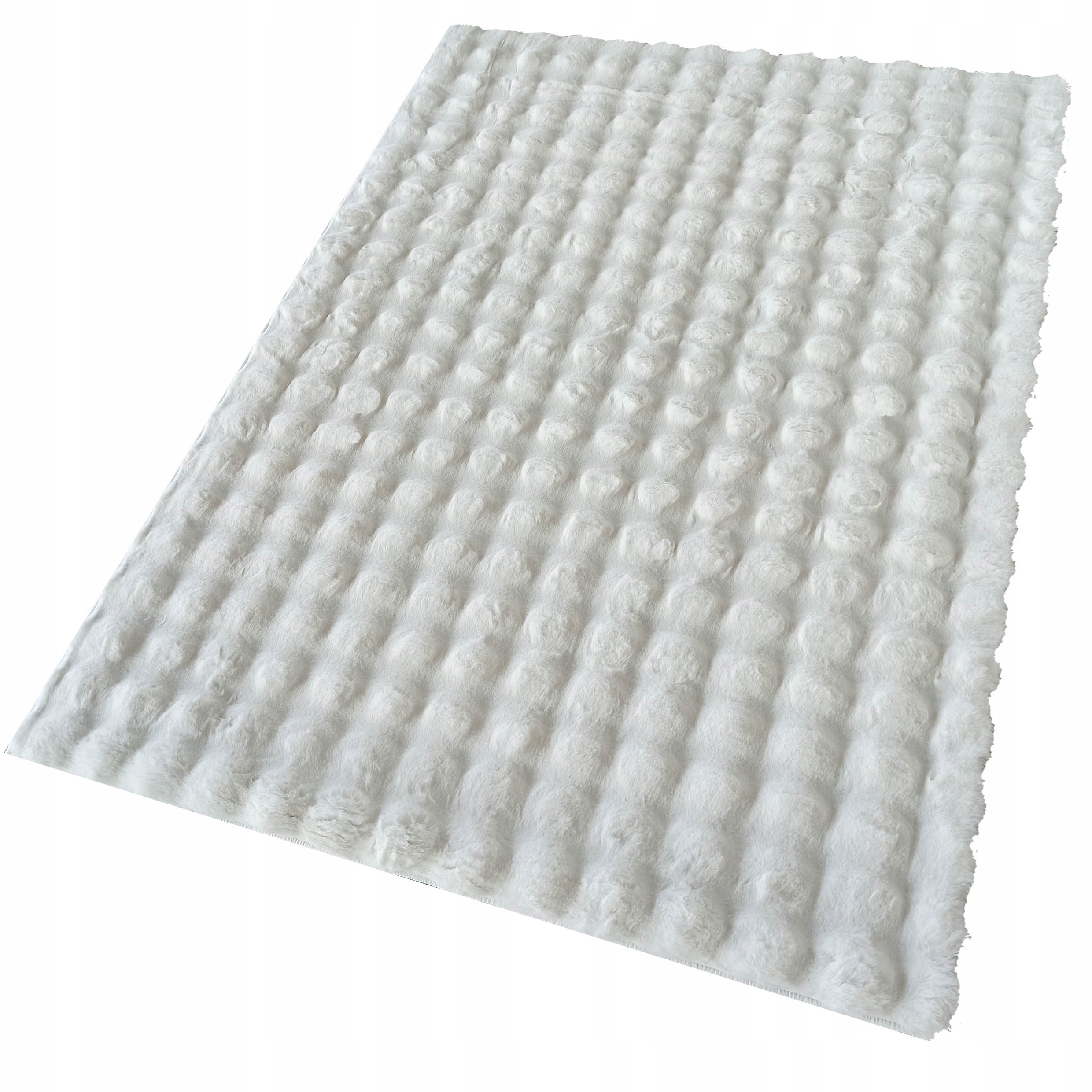 Dywan Shaggy Magic Rabbit 200x290 Pluszowy Bubble biały