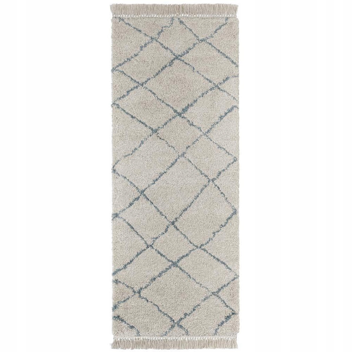 Koberec, koberec běhoun shaggy Boho s třásněmi 80x200 cm