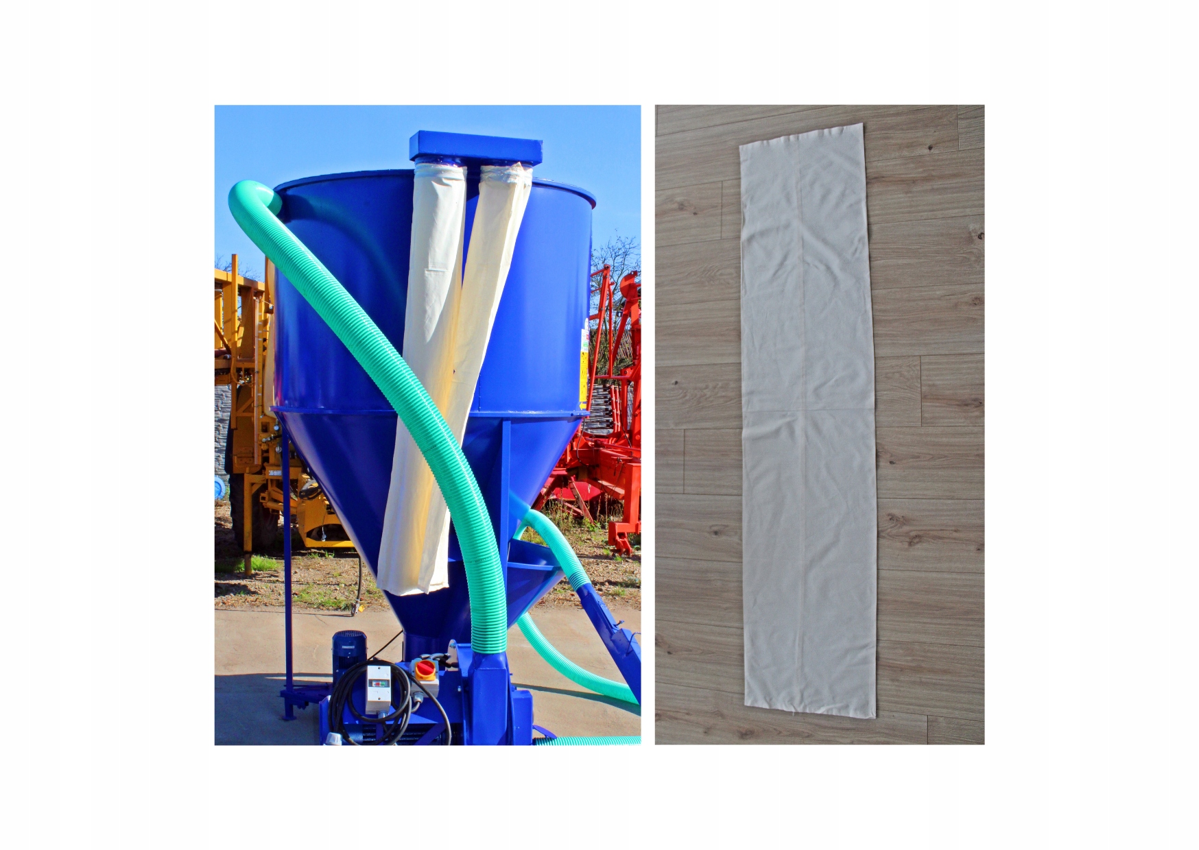 Worek do mieszalnika Filtry odpylające Worki boczne 25x200 Odpylacze Numer katalogowy oryginału Worek boczny 25x200 cm