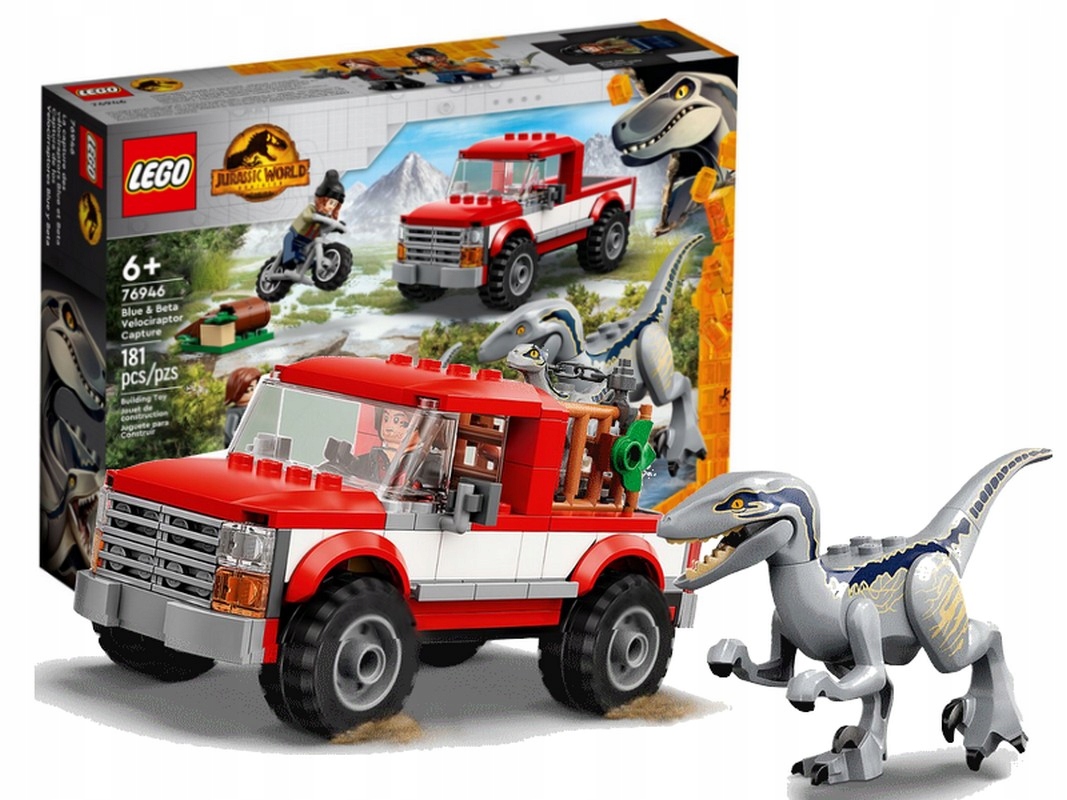 

Lego Jurassic World 76946 Schwytanie Raptorów Blue