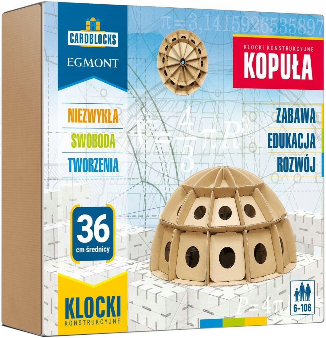 

Cardblocks Kopuła Klocki Konstrukcyjne Egmont