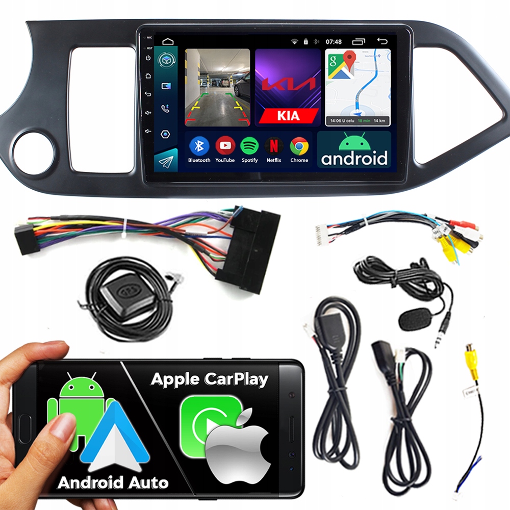 Autorádio 2DIN Ncs RS-305 Kia Picanto 2011-2017 Android Navigácia