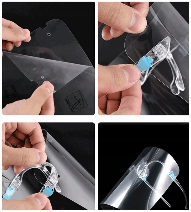 PRZYŁBICA OKULAROWA MASKA na twarz długa MASECZKI Rodzaj inna