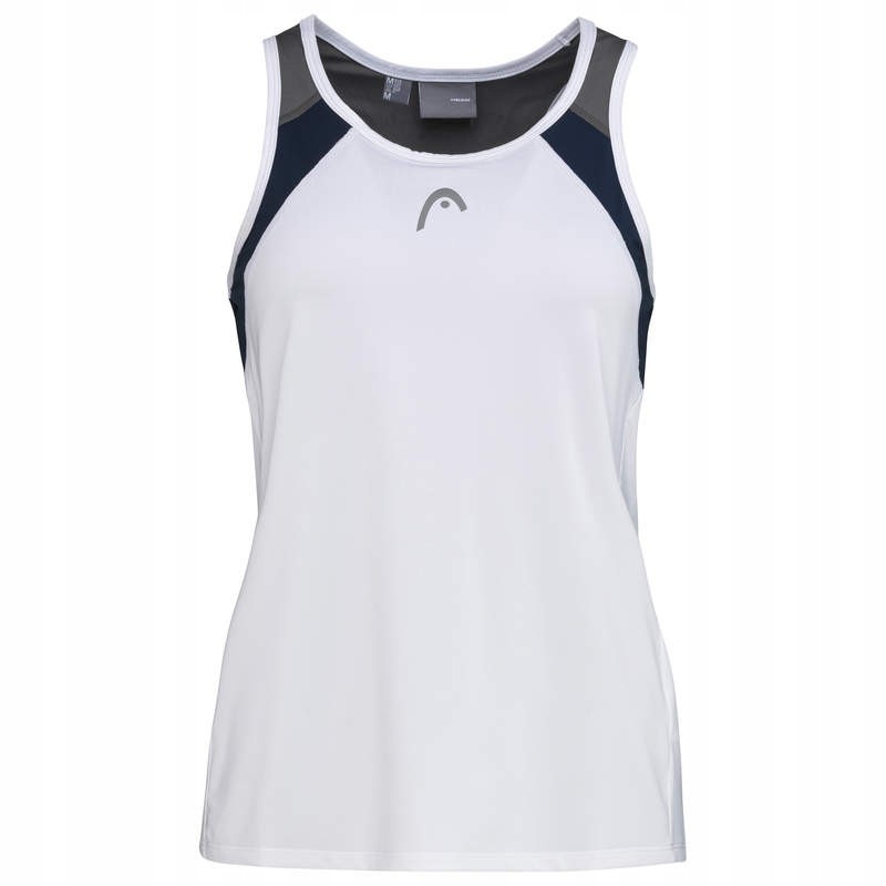 Koszulka dziewczęca Head Club 22 Tank Top white/dark blue 152