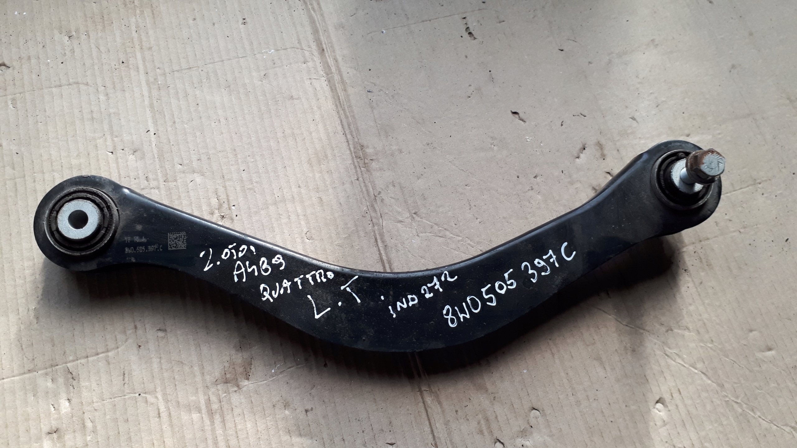 A4 B9 8W arm rear part left 8W0505397C QUATTRO A5 8W
