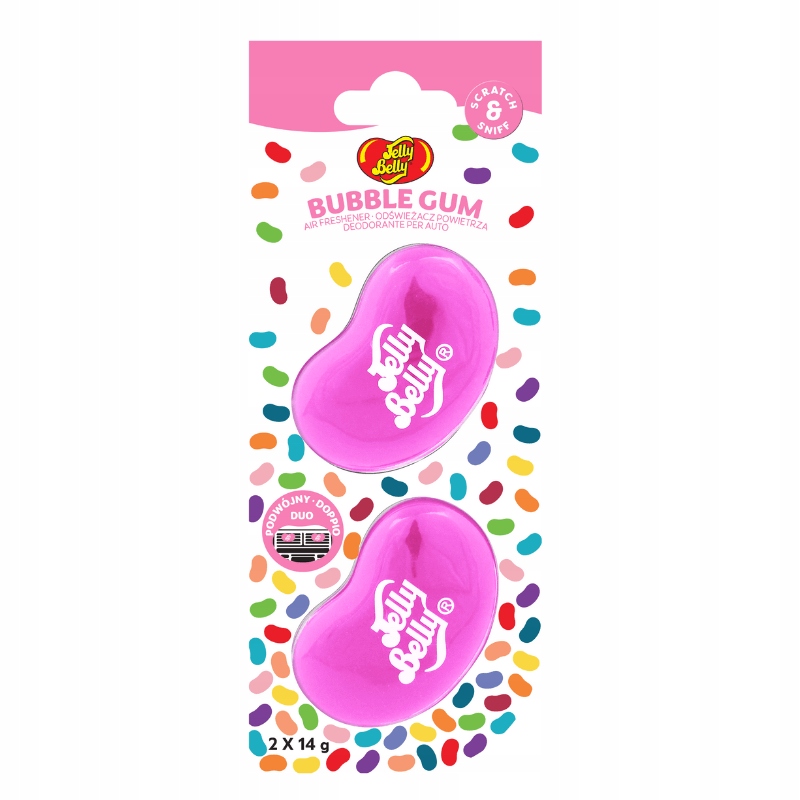 Jelly Belly Vent Stick Bubblegum 2 pack Guma do żucia