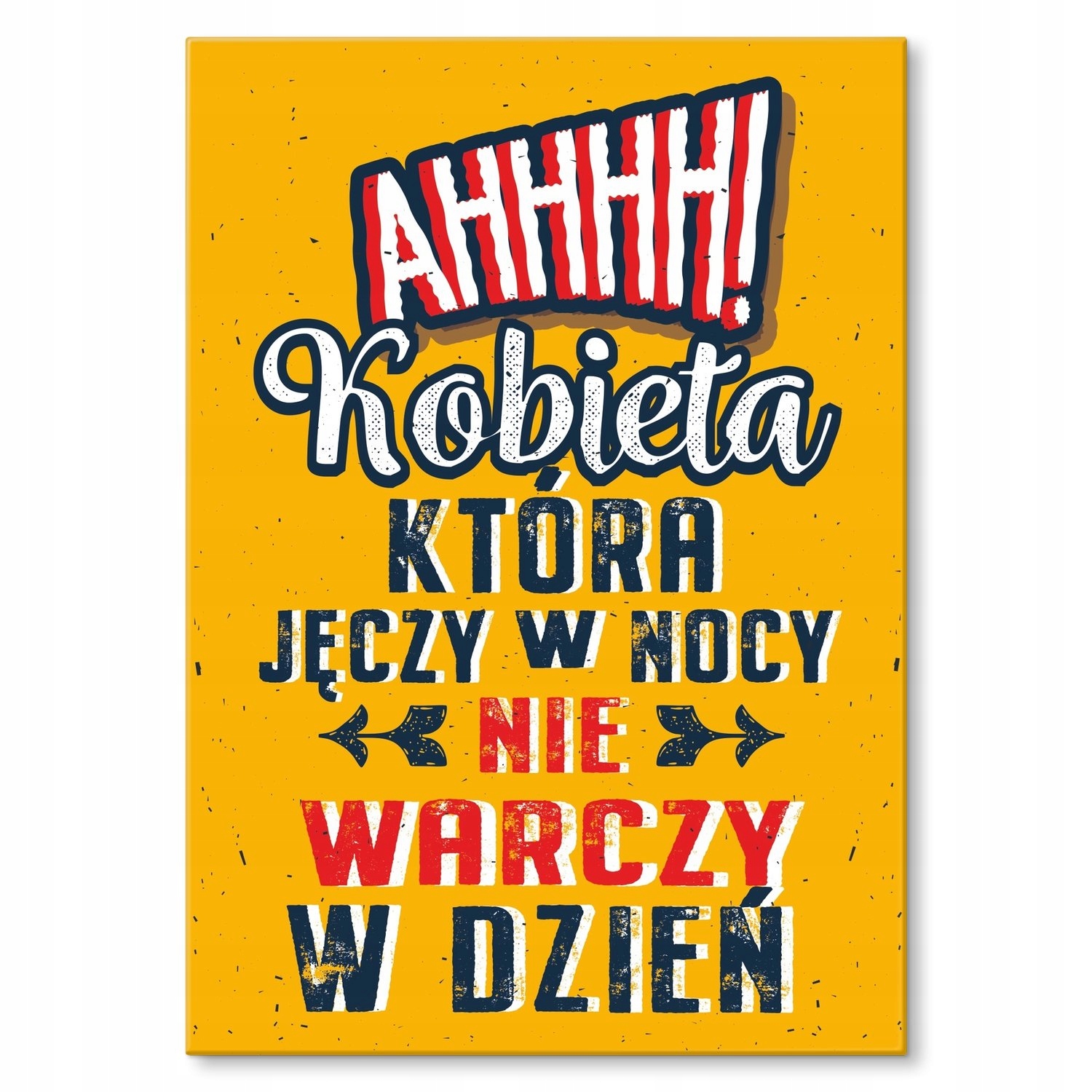 

Plakat metalowy Kobieta która jęczy M