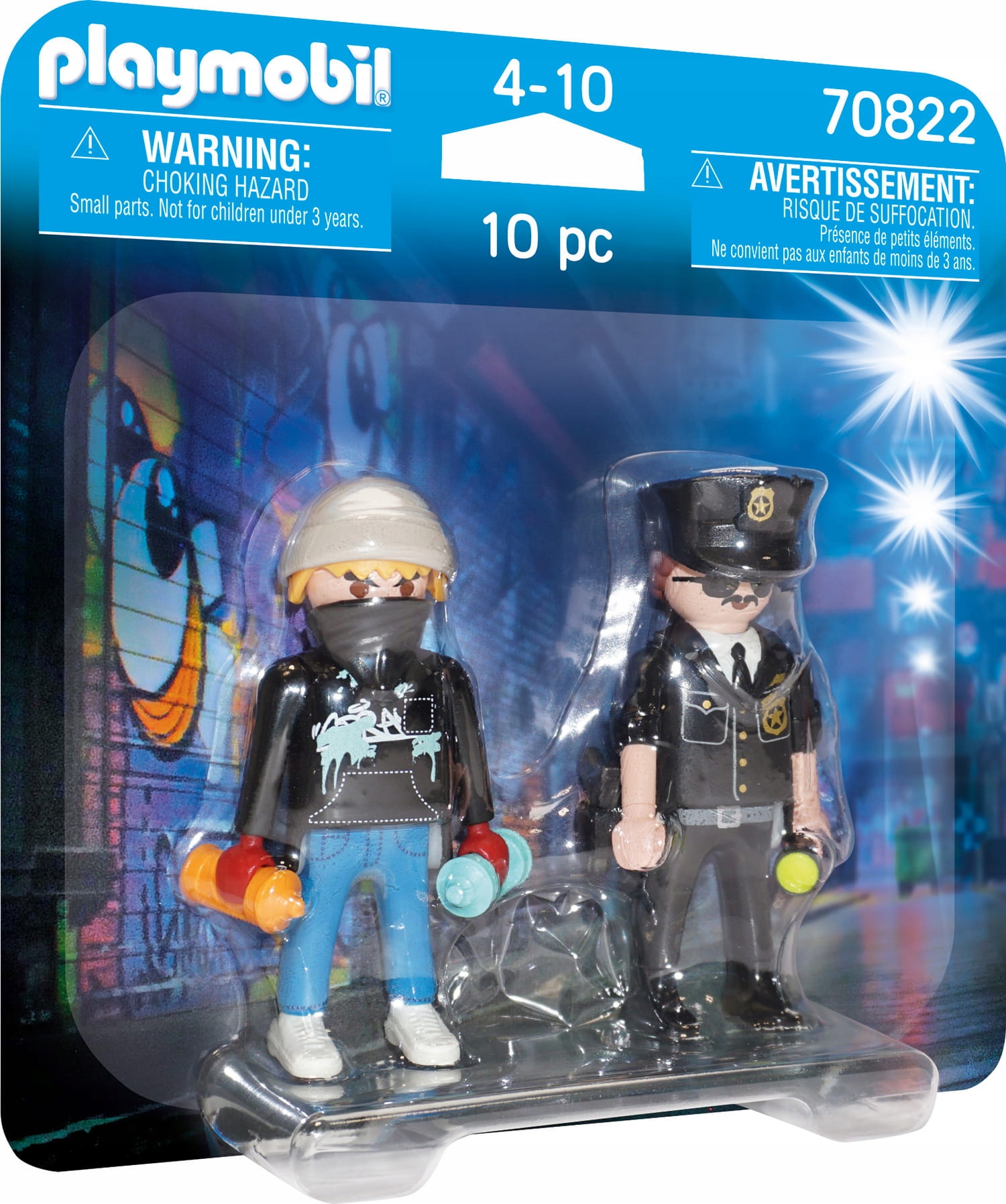 

Playmobil 70822 DuoPack Policjant i grafficiarz