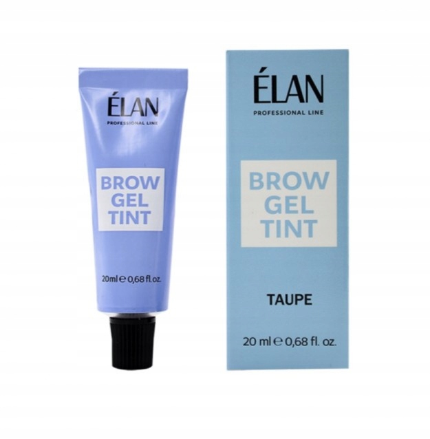 Barvící gel na obočí Elan Brow Gel Tint Taupe, 20 ml (v tubě)