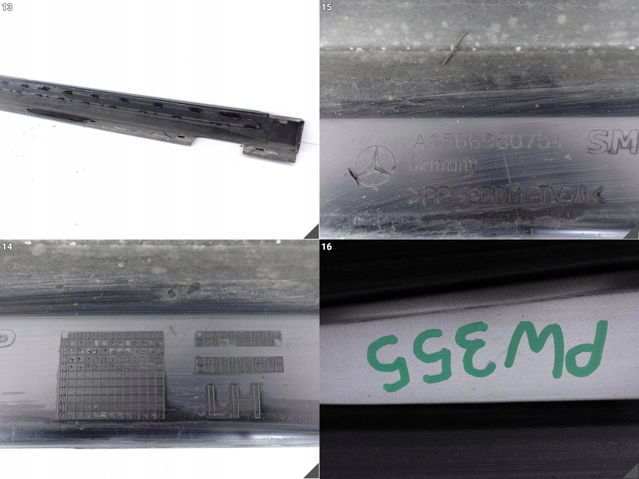 MERCEDES GLA W156 X156 AMG-LINE AMG 14-20 moulding threshold cap left