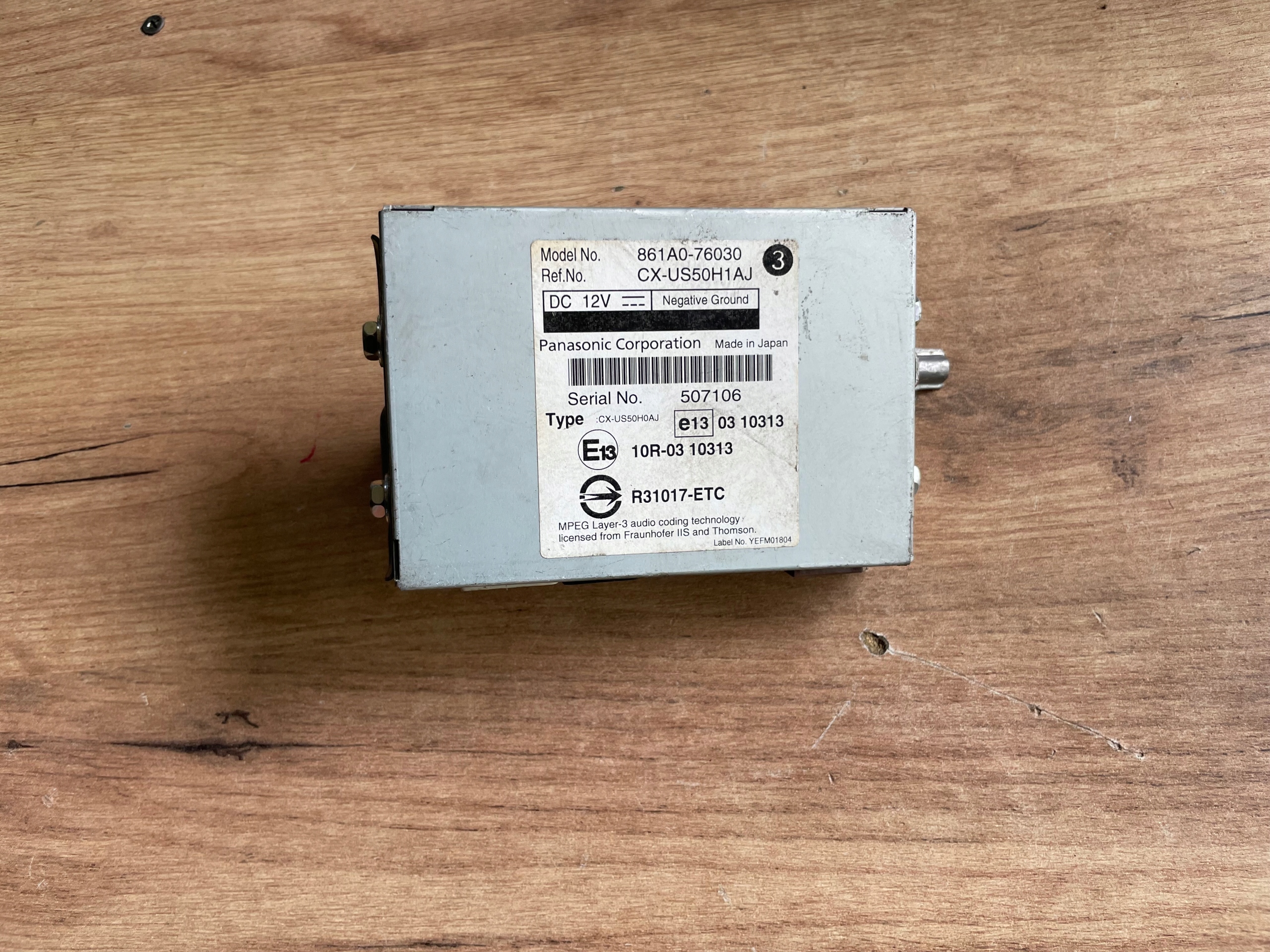 module control unit LEXUS CT CT200 861A0-76030