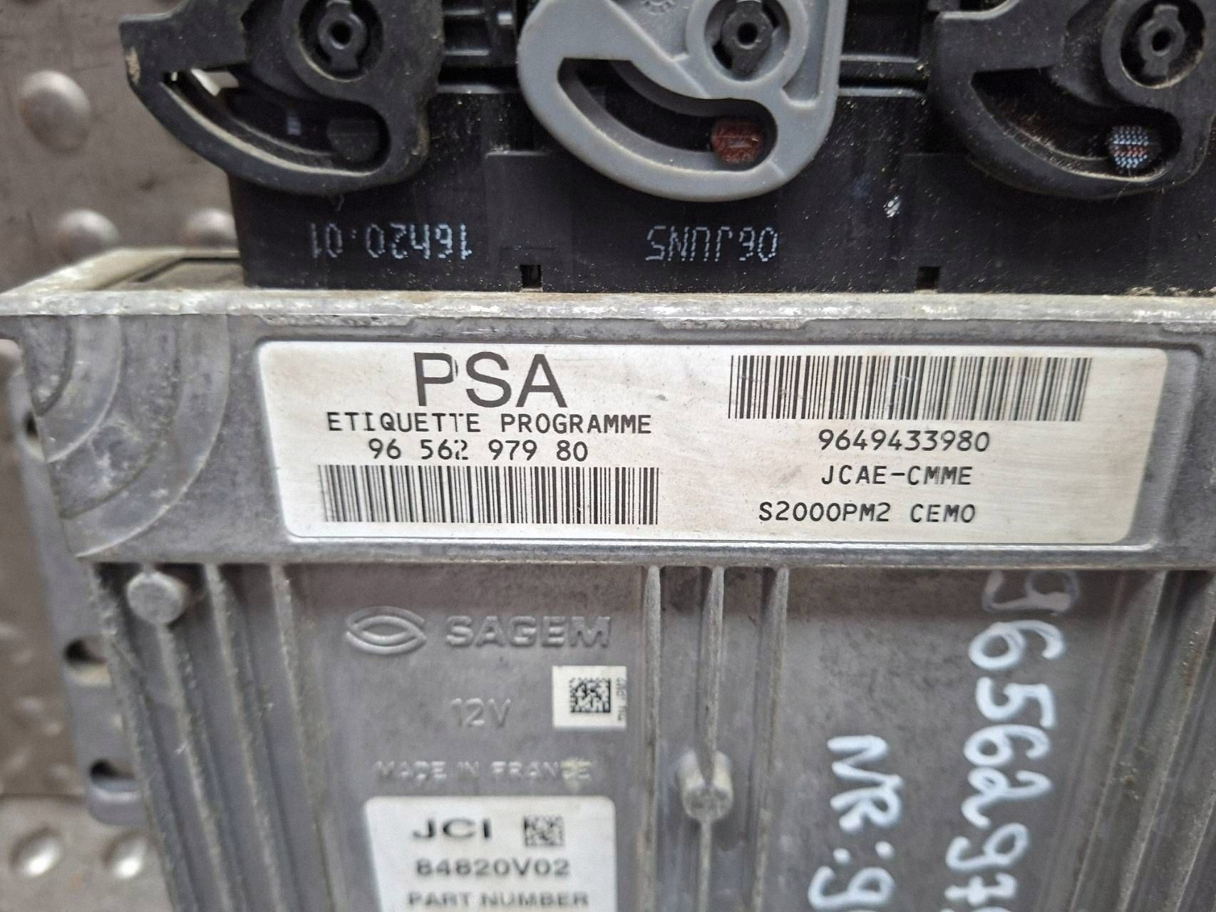 Centralina Motore 9656297980 9649433980 CITROEN C3 C2 1.4 e 8V