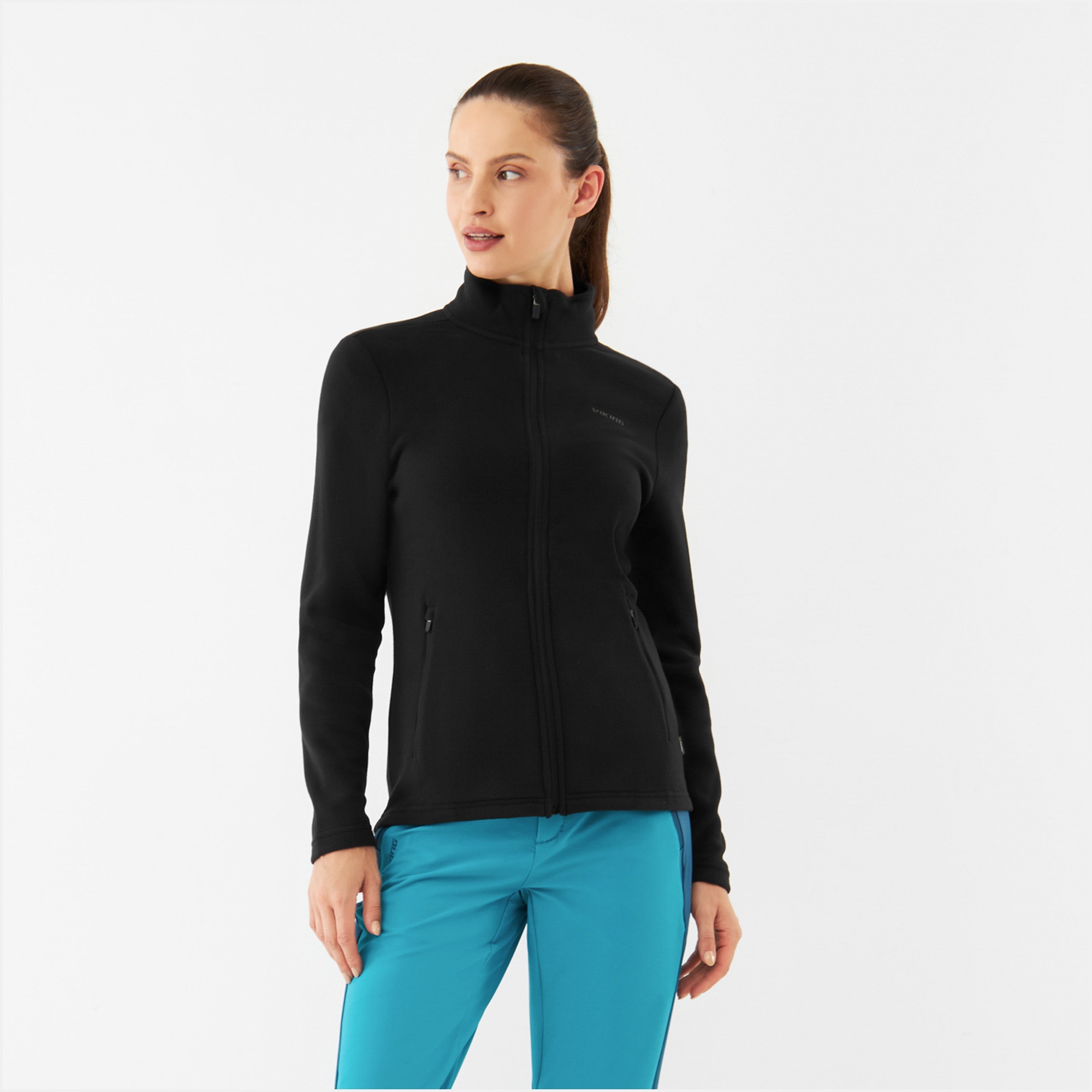Bluza damska polarowa Tesero Lady czarna rozmiar Xs