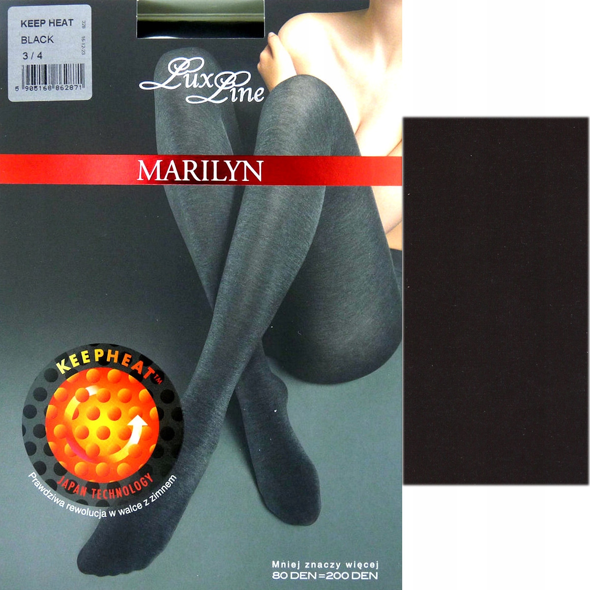 

Marilyn Keep Heat R5 rajstopy black Lux Line