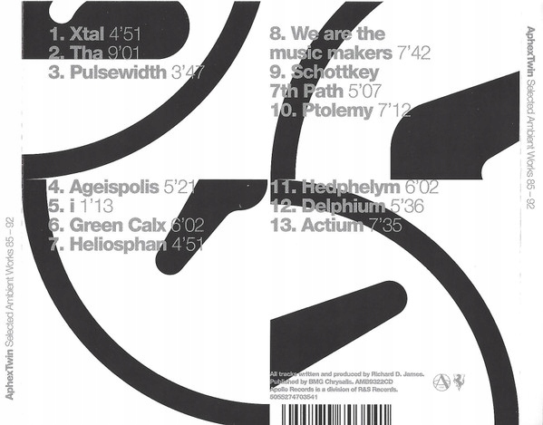 Aphex Twin – Selected Ambient Works 85-92 16960119080