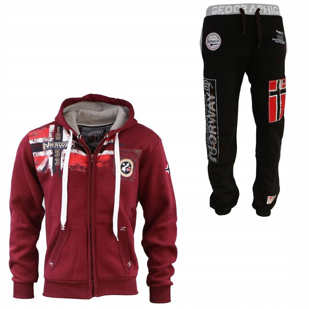 Geographical Norway souprava pánská Fespote Myer Men 8XL bordó