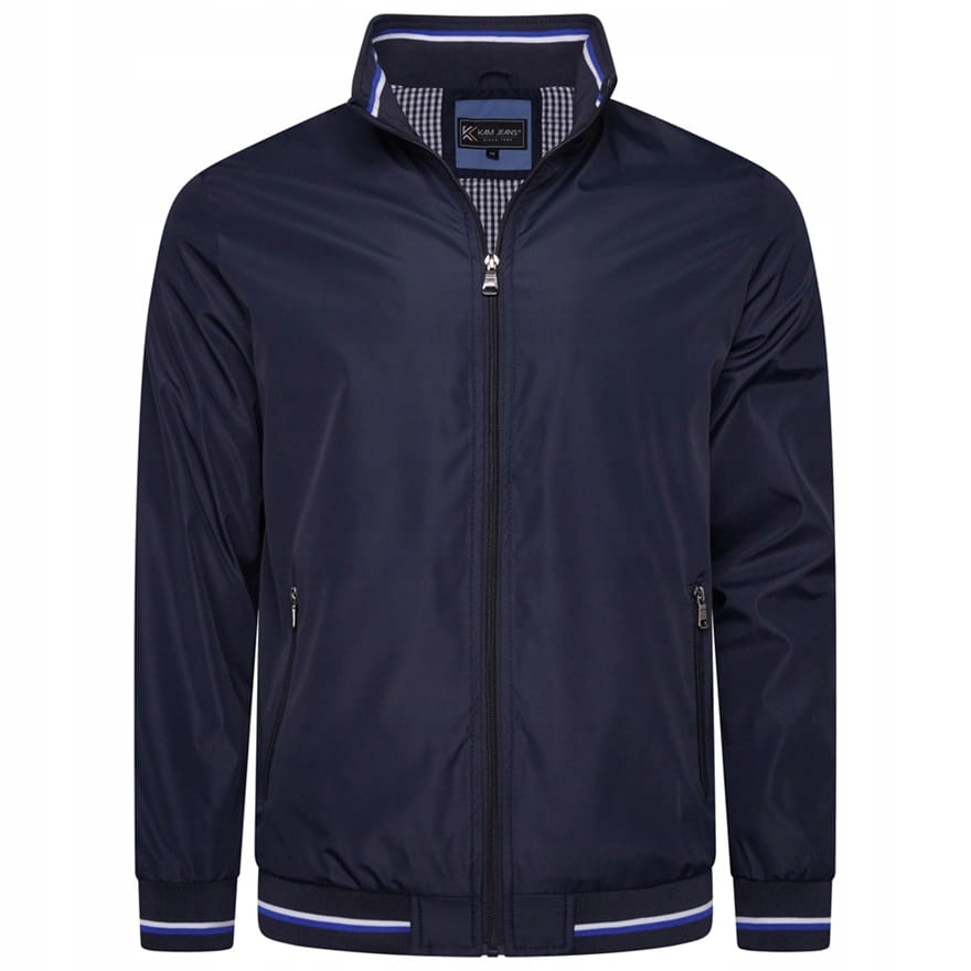 Velká pánská bunda Harrington Kam, modrá