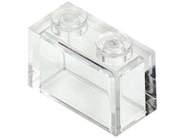 

Lego 3065 klocek 1x2 przezroczysty 1 szt Nowy