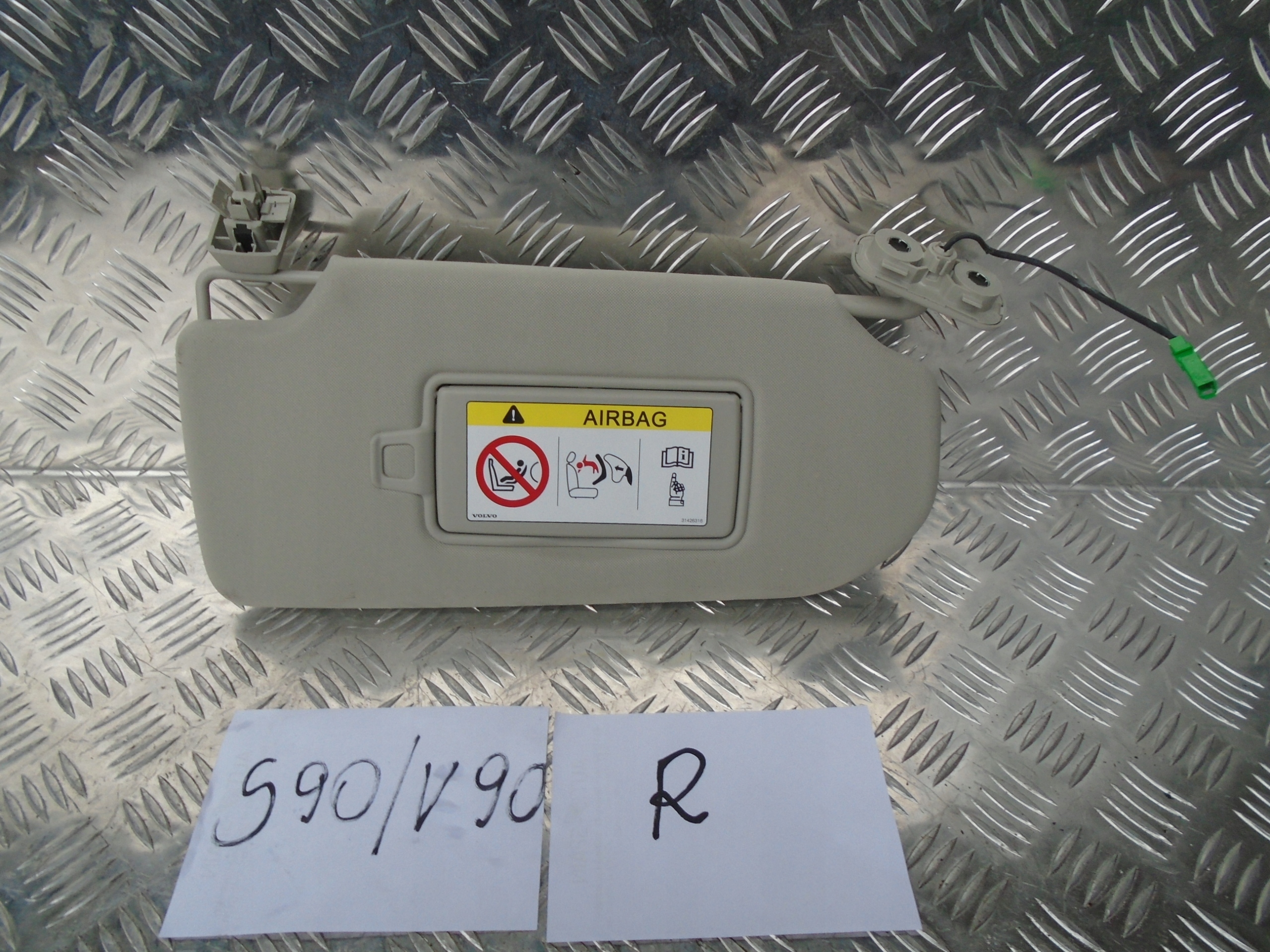 VOLVO V90 S90 OSŁONA PRZECIWSŁONECZNA PRAWA EU