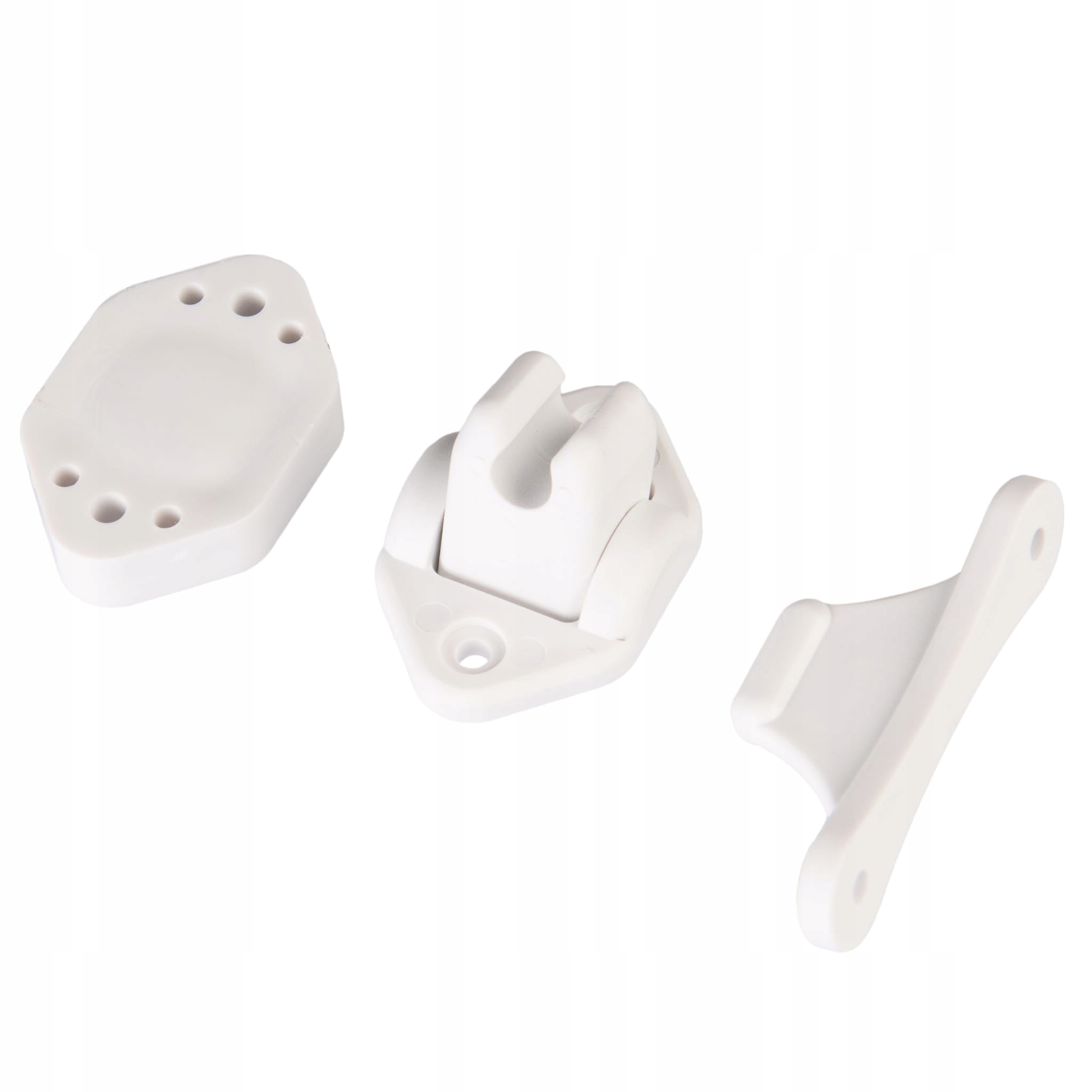 Blokada drzwi Ruchomy zatrzask zaczep stoper Biały Marka Inna