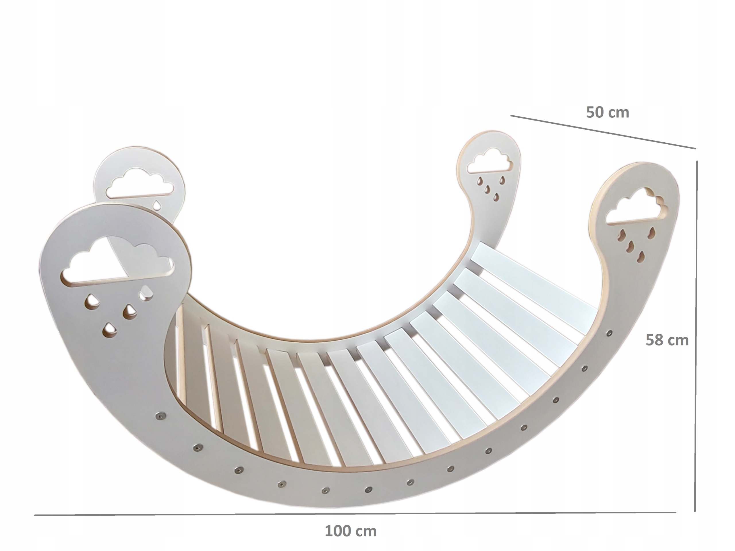Bujak drewniany leżak montessori 100 cm NOWOŚĆ Rodzaj bujaki