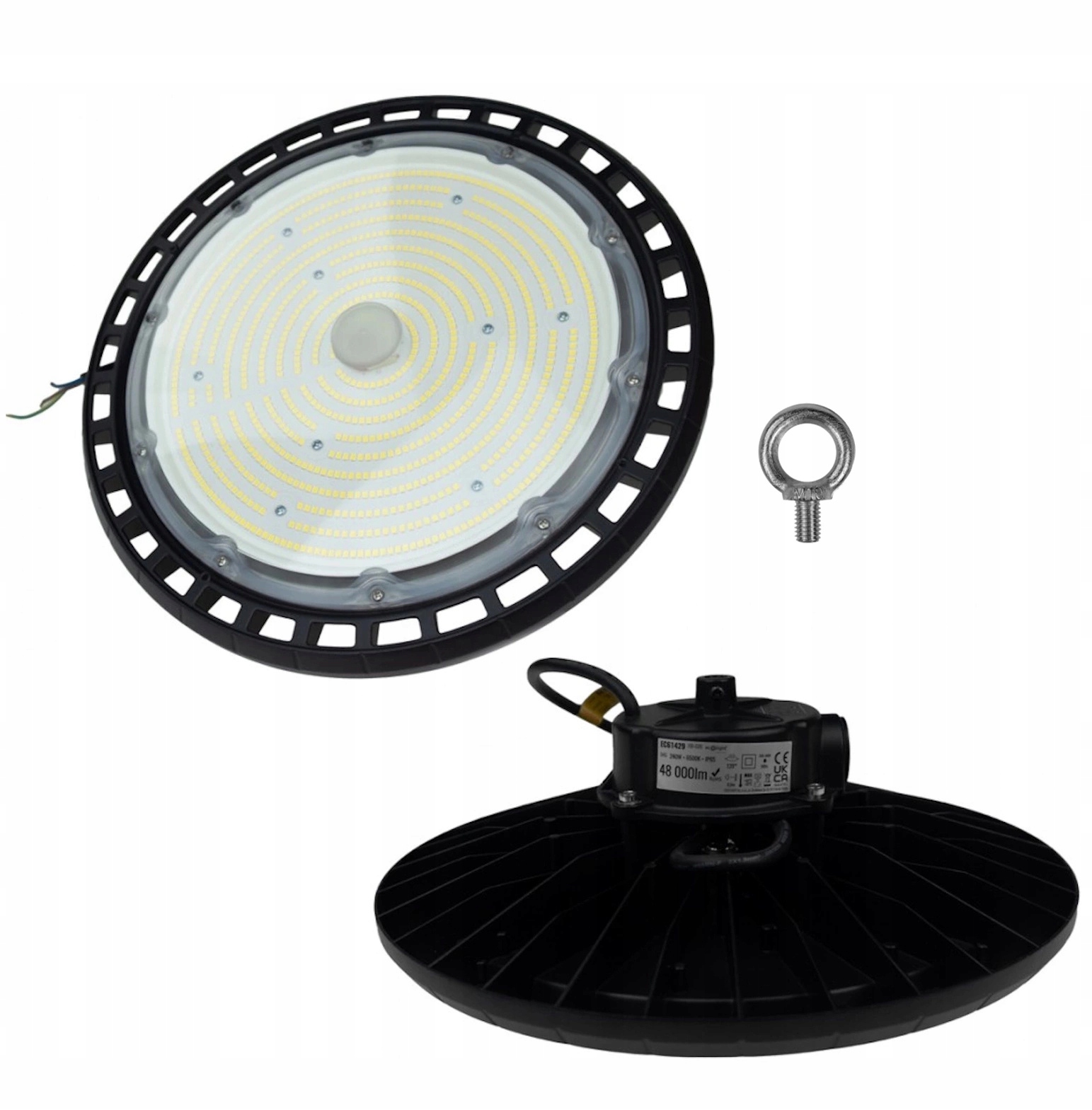 Priemyselná lampa LEDHigh Bay Premium 140W/190W/240W Hermetická 6500K