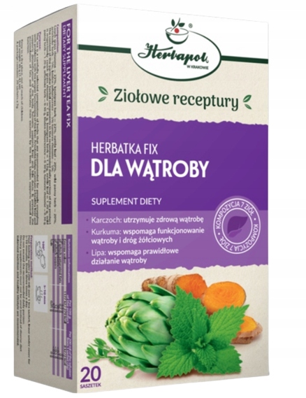 

Herbatka fix Dla Wątroby Herbapol Kraków