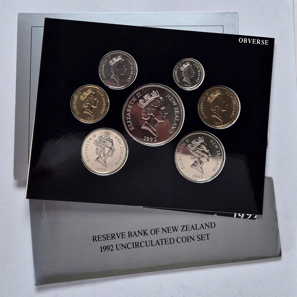 1992 Nowa Zelandia - zestaw monet